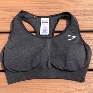 Gymshark Vital Seamless Sports Bra (Black)